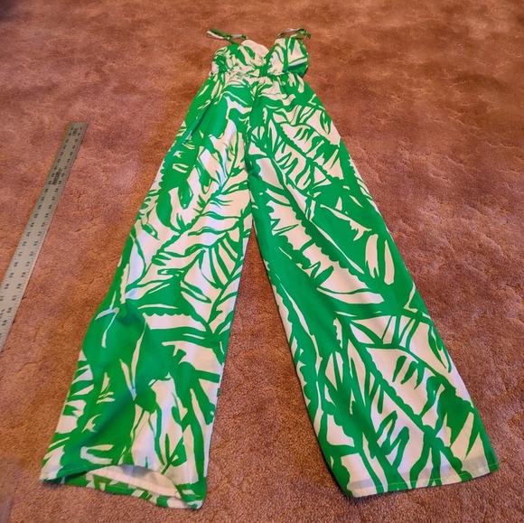 Lilly Pulitzer for Target Green Floral Jumpsuit Size XS - Picture 10 of 10